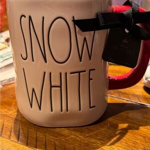 Disney Princess Snow White Rae Dunn Mug - Red and White